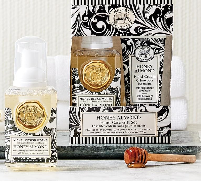 Michel Design Works Large Bath Soap Bar, Honey Almond